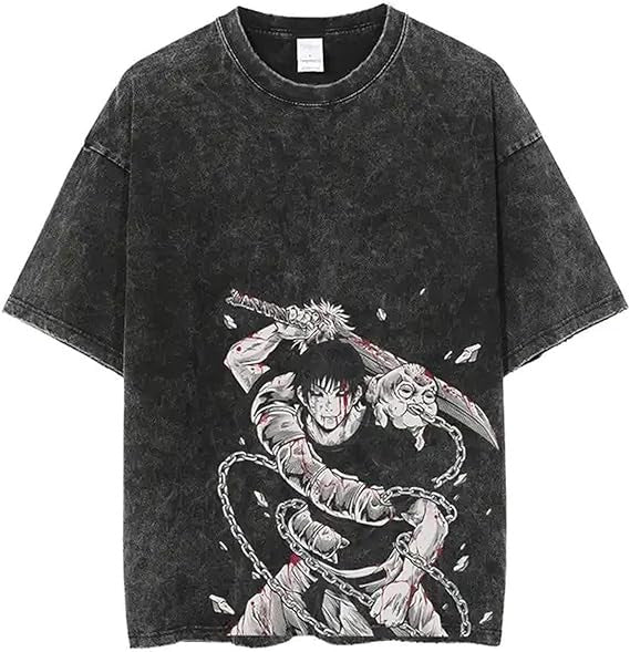Camisa mangas larga estilo anime